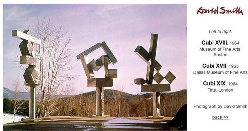 David Smith: Three Cubis Graphic David Smith: Three Cubis Graphic