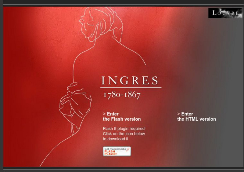 Louvre Museum: Thematic Mini Sites: Ingres, 1780 1867 Interactive Louvre Museum: Thematic Mini Sites: Ingres, 1780 1867 Interactive