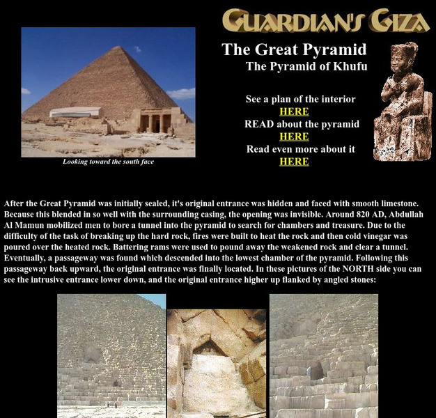 Guardian's Egypt: The Pyramid of Khufu Graphic Guardian's Egypt: The Pyramid of Khufu Graphic