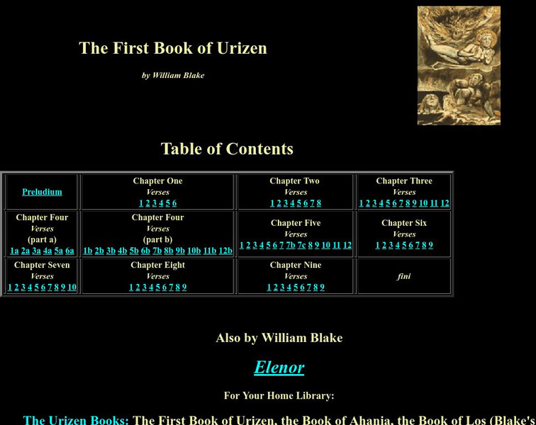 Up Word: The First Book of Urizen eBook Up Word: The First Book of Urizen eBook