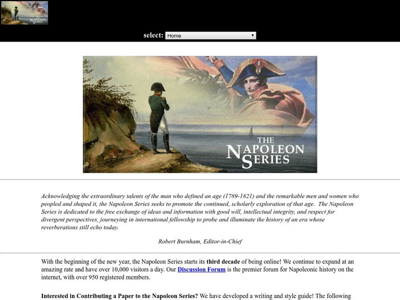 The Napoleon Series Website The Napoleon Series Website