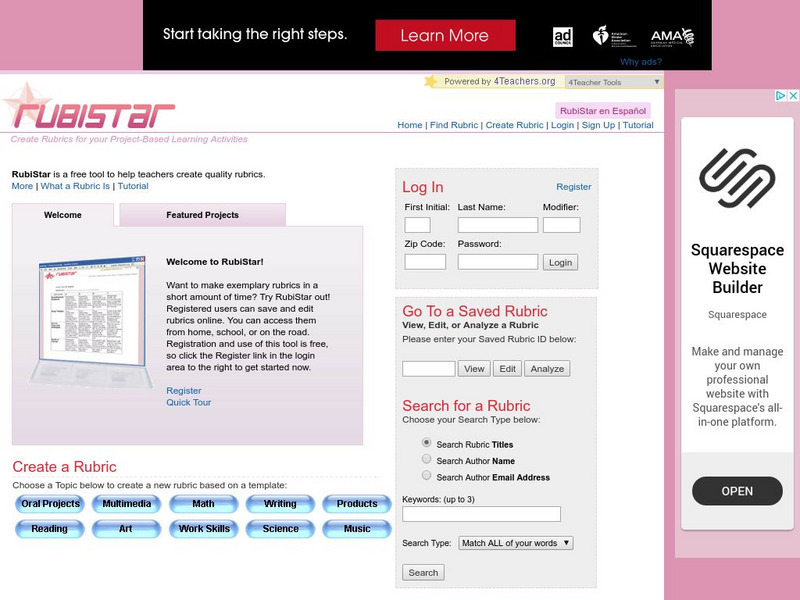 What Is Rubistar? How to Make Rubrics Activity What Is Rubistar? How to Make Rubrics Activity