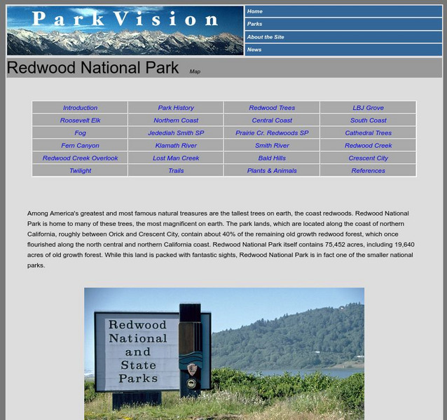 Redwood National Park Handout Redwood National Park Handout