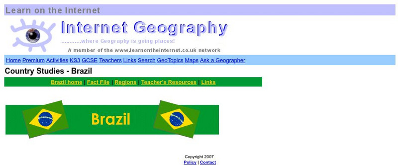 Brazil Unit Plan Brazil Unit Plan