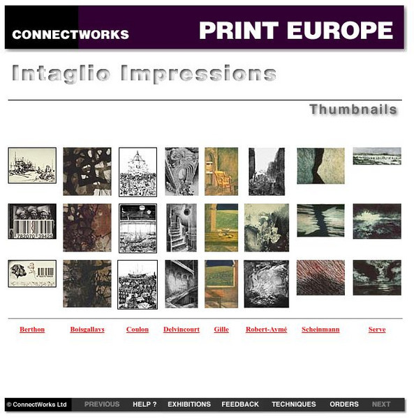 Intaglio Impressions Graphic