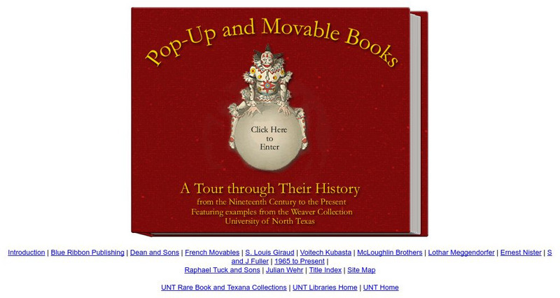 University of North Texas: Pop Up and Movable Books Interactive University of North Texas: Pop Up and Movable Books Interactive