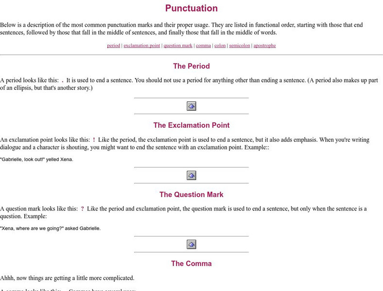 Punctuation Mark Rules: The Colon Handout Punctuation Mark Rules: The Colon Handout