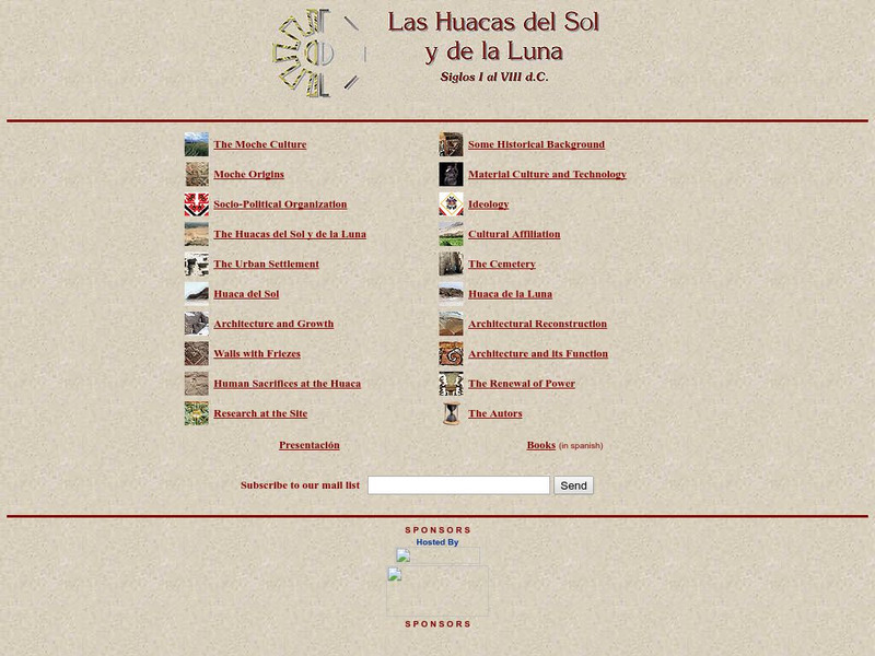Las Huacas Del Sol Y De La Luna Website