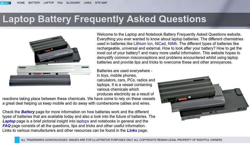 Laptop Battery Frequently Asked Questions Website Laptop Battery Frequently Asked Questions Website