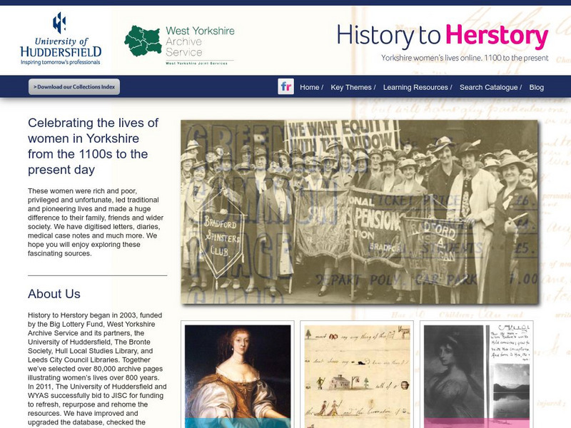 From History to Her Story:yorkshire Women's Lives Online Website From History to Her Story:yorkshire Women's Lives Online Website