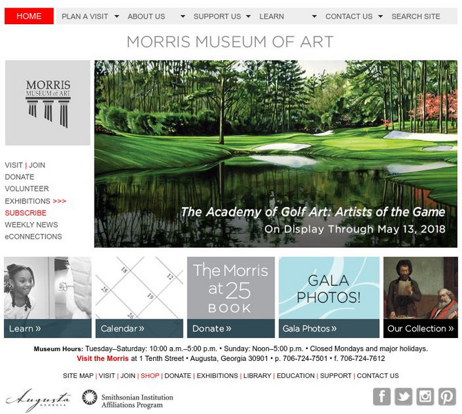 Morris Museum of Art Website