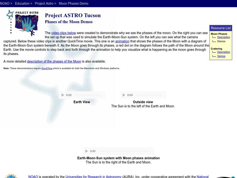 Phases of the Moon Demo Instructional Video