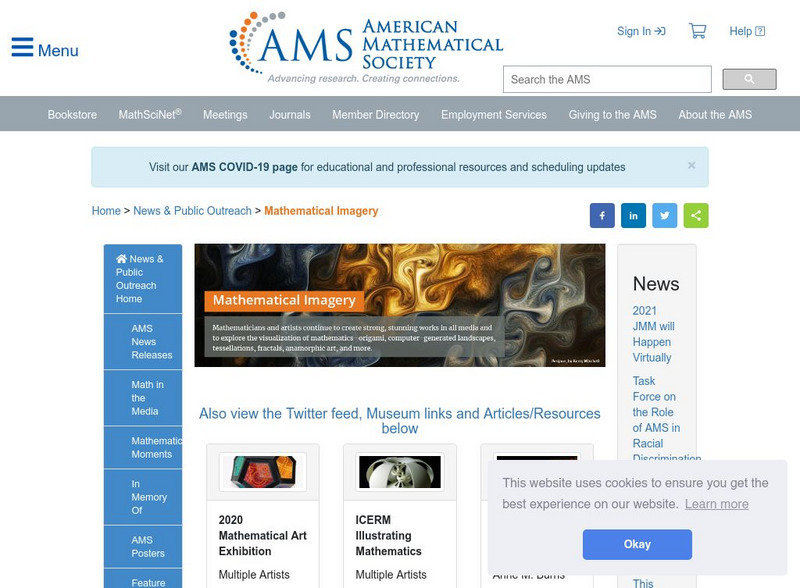 American Mathematical Society: Mathematical Imagery Graphic American Mathematical Society: Mathematical Imagery Graphic