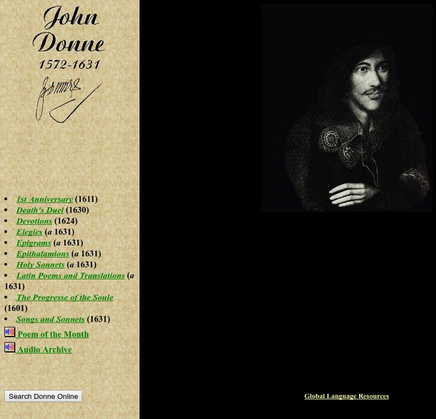 John Donne Online Audio