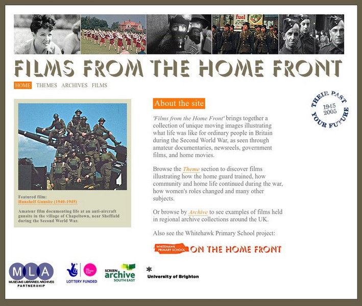 Moving History: A Guide to Uk Film & Tv Archives Website Moving History: A Guide to Uk Film & Tv Archives Website