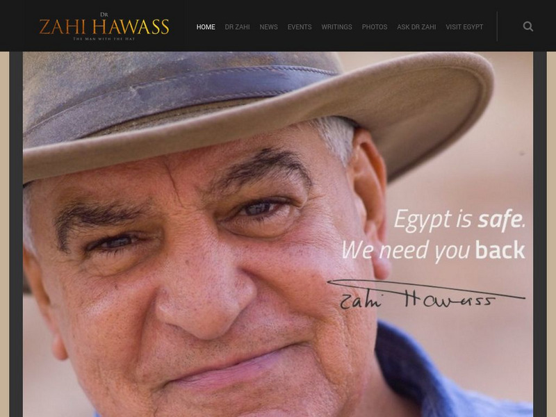 Dr. Zahi Hawass: Egypt Website Dr. Zahi Hawass: Egypt Website