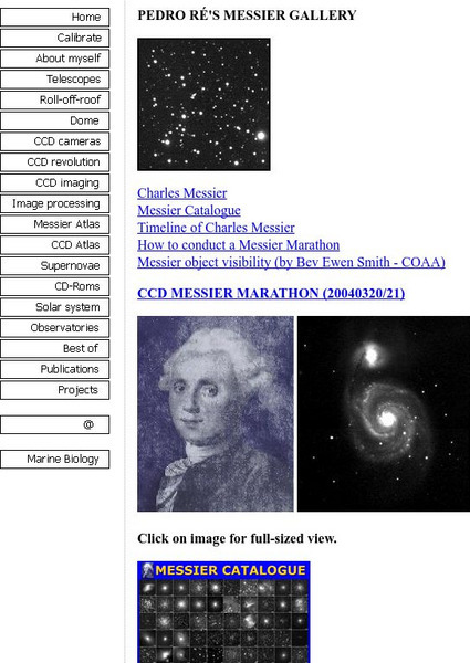 Pedro Re's Messier Gallery Graphic Pedro Re's Messier Gallery Graphic
