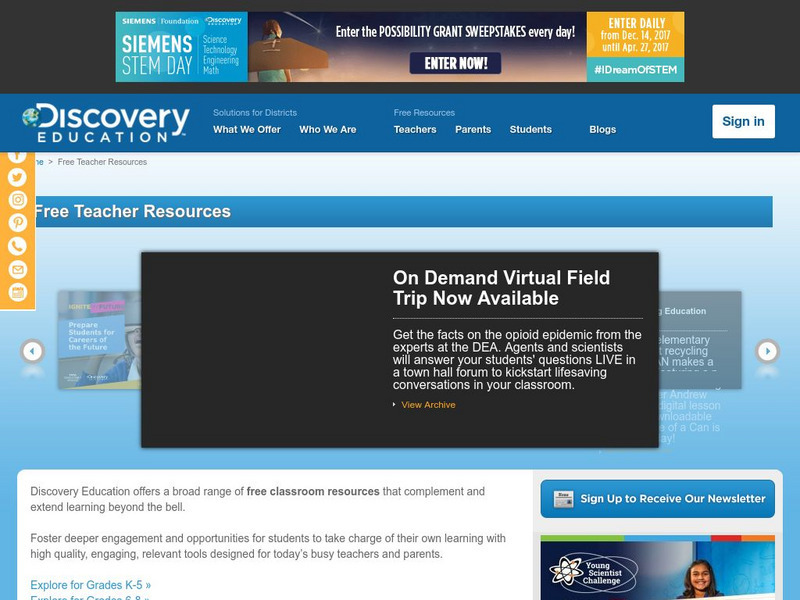 Discovery Education: Search for Ancient Sharks: Prehistoric Shark Gallery Website