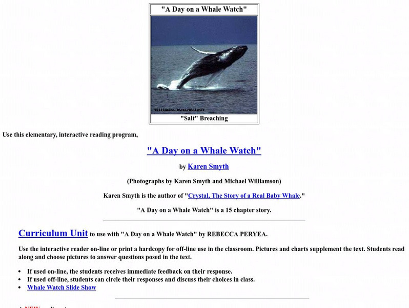 Whale Net: A Day on a Whale Watch eBook Whale Net: A Day on a Whale Watch eBook