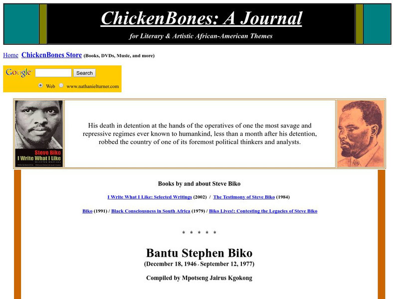 Bantu Stephen Biko Handout