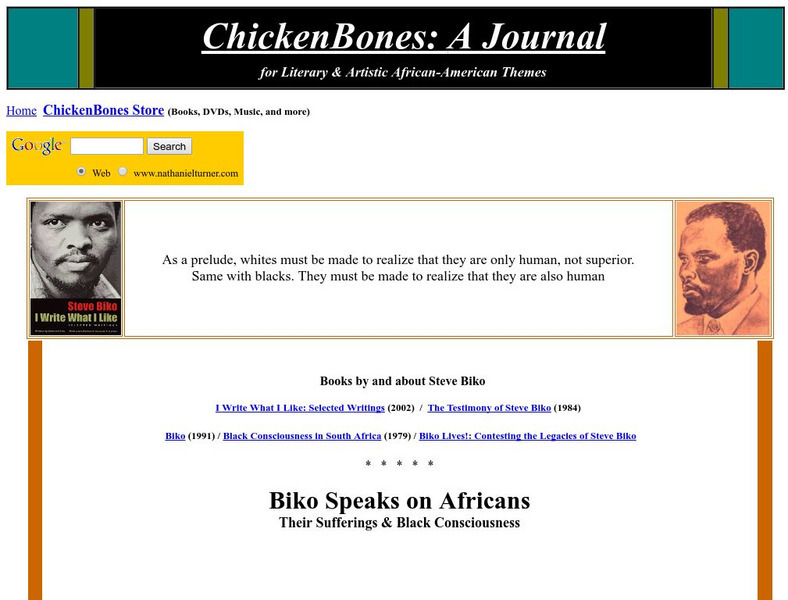 Biko Speaks on Africans Primary