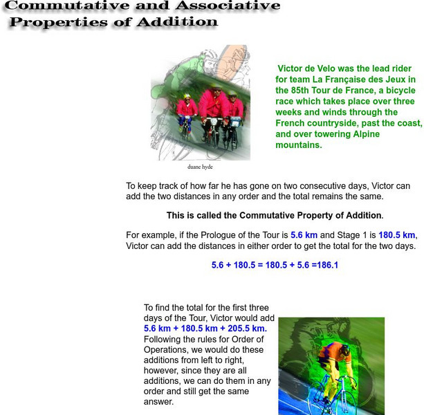 Learning Wave: Commutative & Associative Properties of Addition Handout Learning Wave: Commutative & Associative Properties of Addition Handout