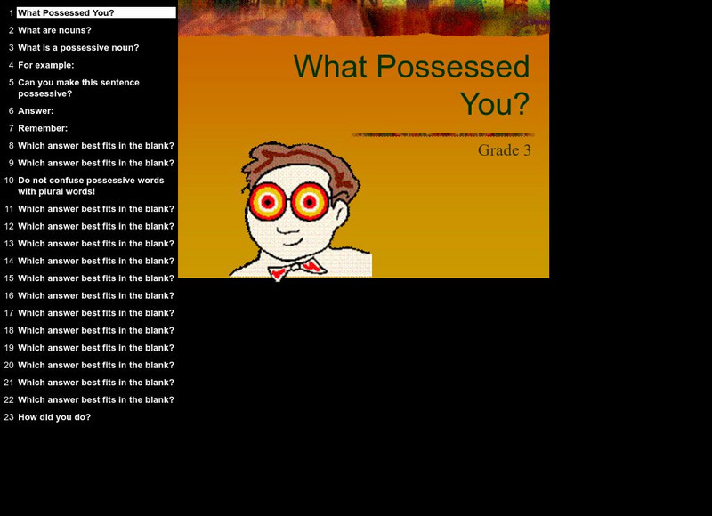 Jefferson County School District: What Possessed You Activity Jefferson County School District: What Possessed You Activity