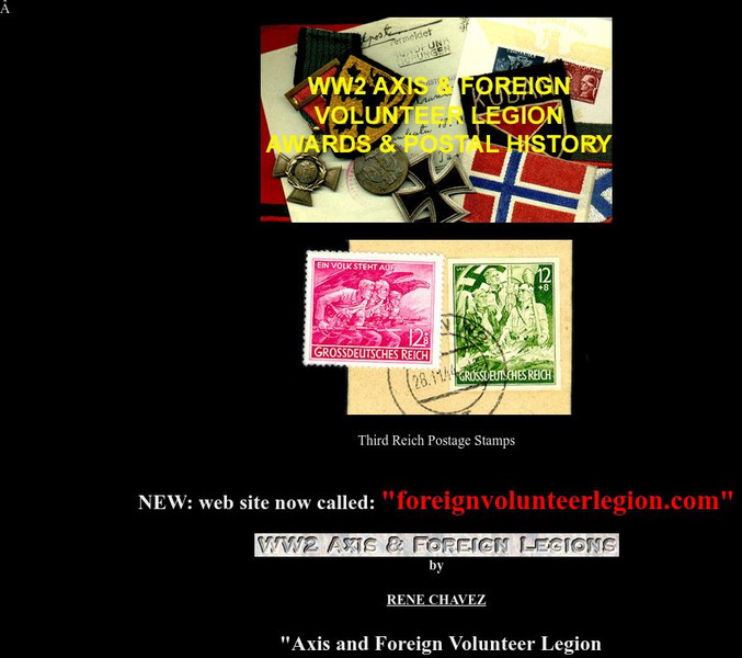 Foreign Volunteer Legion: Ww2 Axis & Foreign Volunteer Awards & Stamps Website Foreign Volunteer Legion: Ww2 Axis & Foreign Volunteer Awards & Stamps Website