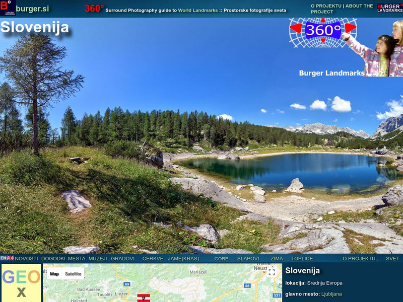 Slovenia: Panoramic Virtual Tours Graphic