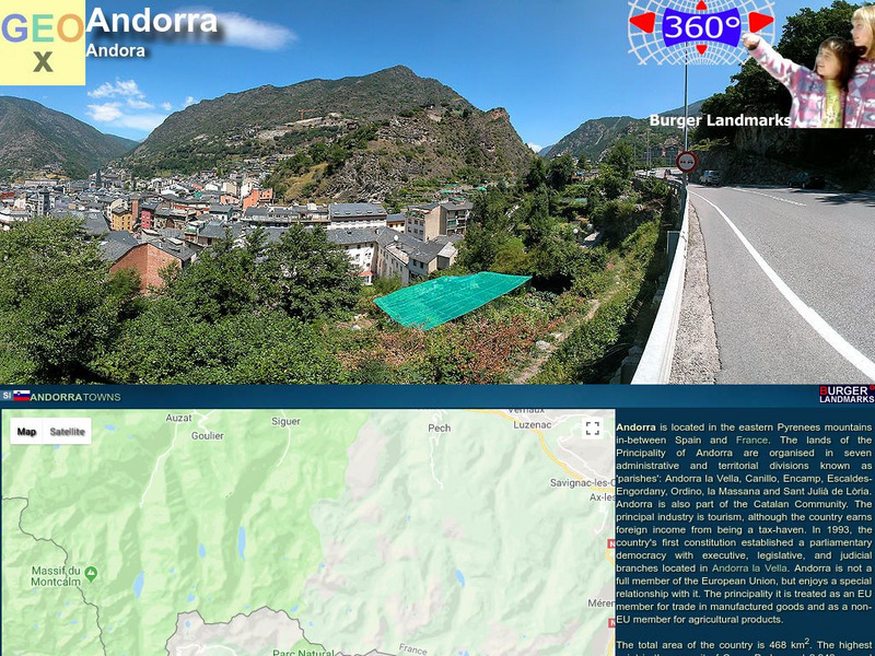 Andorra Landmarks: A Panoramic Virtual Tour Graphic