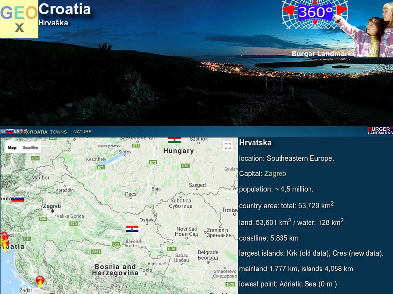 Croatia Landmarks: A Virtual Panoramic Tour Graphic Croatia Landmarks: A Virtual Panoramic Tour Graphic