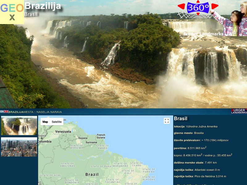 Brazil Landmarks Virtual Panoramic Tour Graphic Brazil Landmarks Virtual Panoramic Tour Graphic