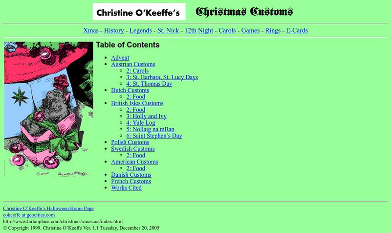 Christmas Customs Website Christmas Customs Website