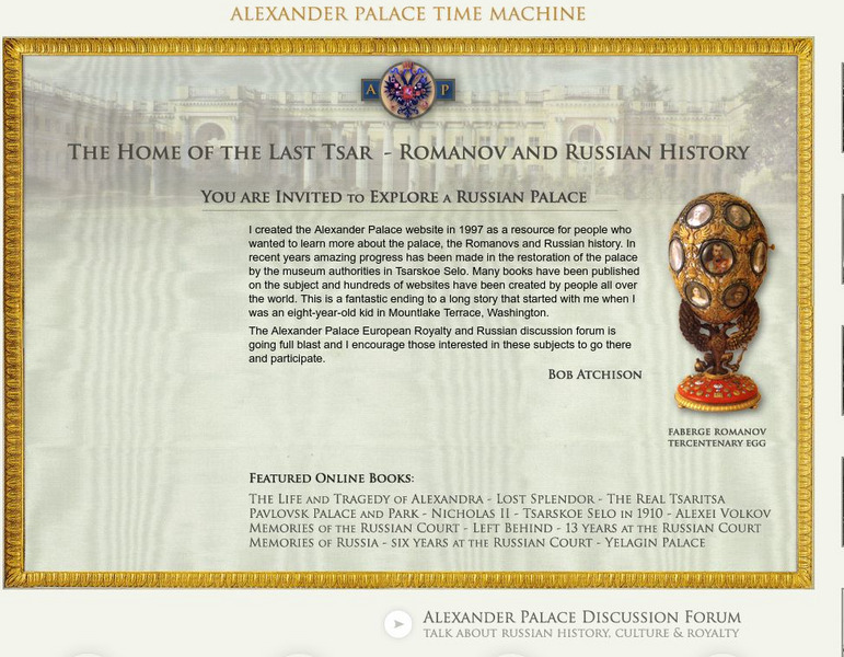 Alexander Palace Time Machine Website Alexander Palace Time Machine Website