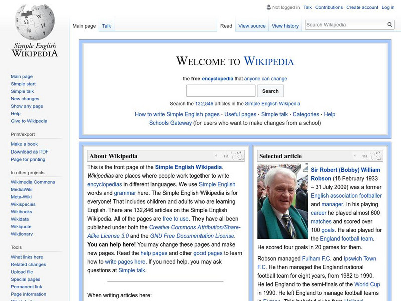 Wikipedia: Simple English Edition Handout Wikipedia: Simple English Edition Handout