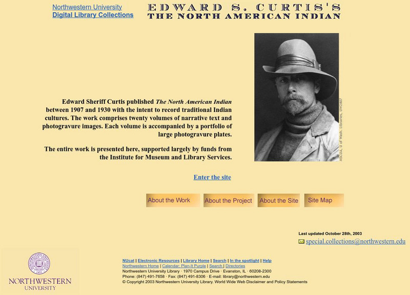 Northwestern University: Edward S. Curtis's the North American Indian eBook