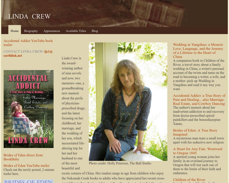 Linda Crew Website Linda Crew Website