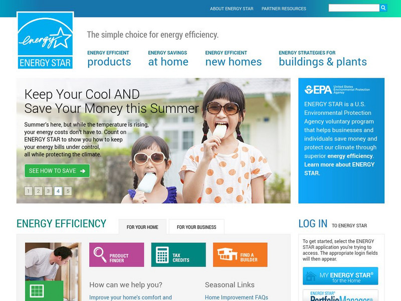 U.s. Environmental Protection Agency: Energy Star Website U.s. Environmental Protection Agency: Energy Star Website