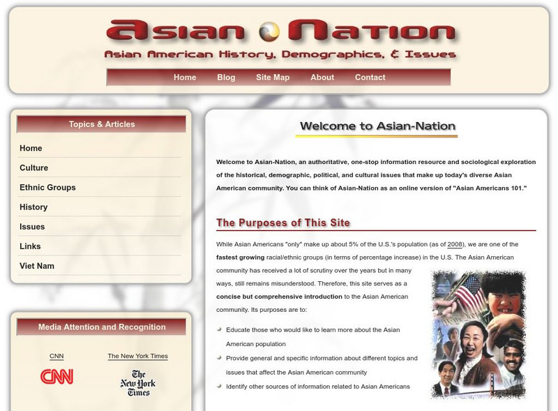 Asian Nation:the Landscape of Asian America Website Asian Nation:the Landscape of Asian America Website