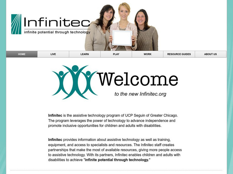 Infinite Potential Through Assistive Technologies Website Infinite Potential Through Assistive Technologies Website