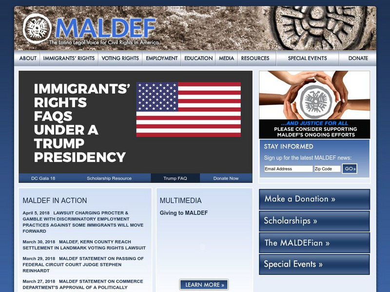 Mexican American Legal Defense and Educational Fund Website Mexican American Legal Defense and Educational Fund Website