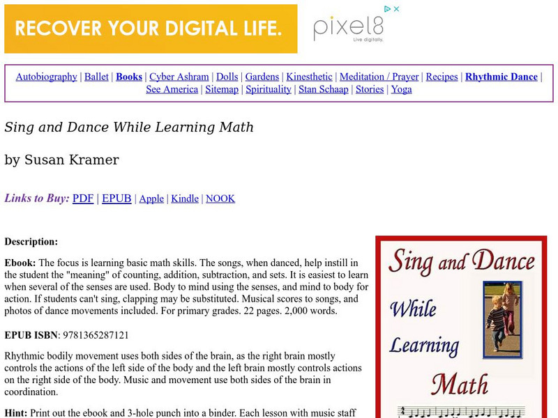 Susan Kramer: Singing While Dancing to Learn Basic Math Activity Susan Kramer: Singing While Dancing to Learn Basic Math Activity
