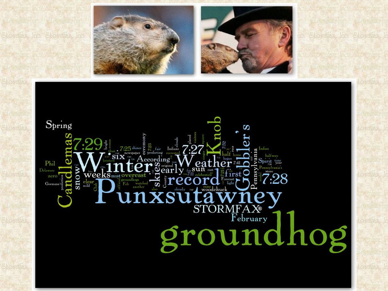 Stormfax Weather Almanac: Groundhog Day Handout