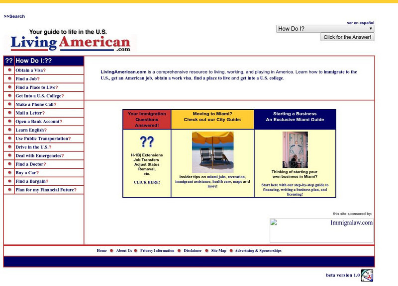How Do I? A Practical Guide to Living in America Website How Do I? A Practical Guide to Living in America Website