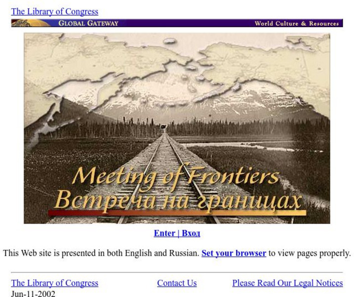 Loc: Meeting of Frontiers Website