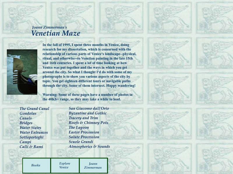 Venetian Maze Website Venetian Maze Website