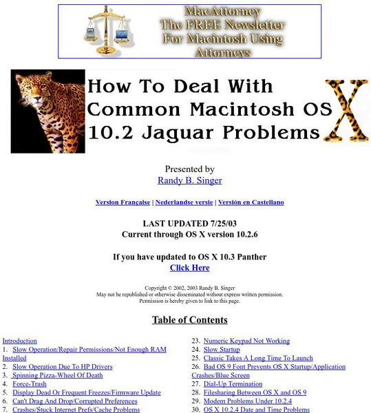 How to Deal With Common Mac Os X Problems eBook