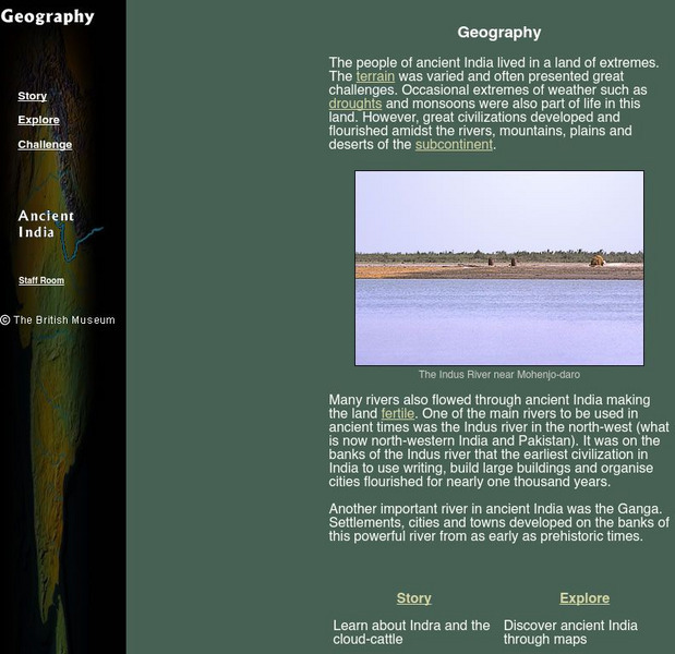 The British Museum: Ancient India Geography Unit Plan The British Museum: Ancient India Geography Unit Plan