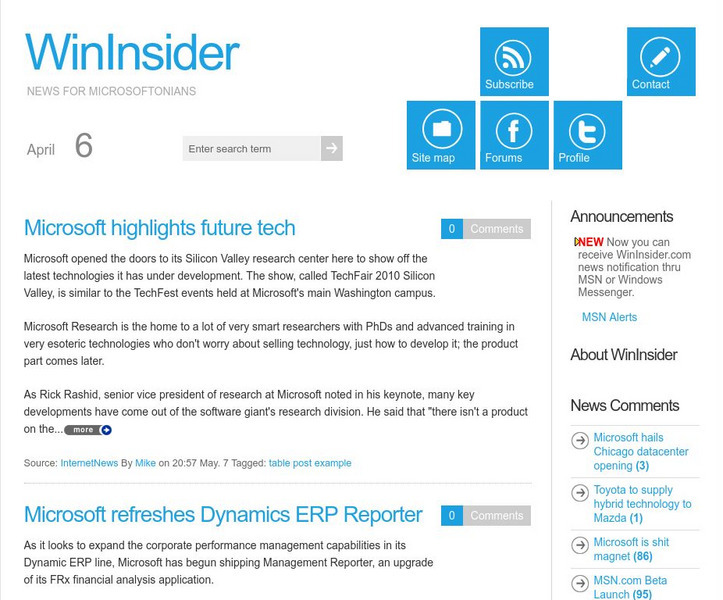 Win Insider: It News Website Win Insider: It News Website