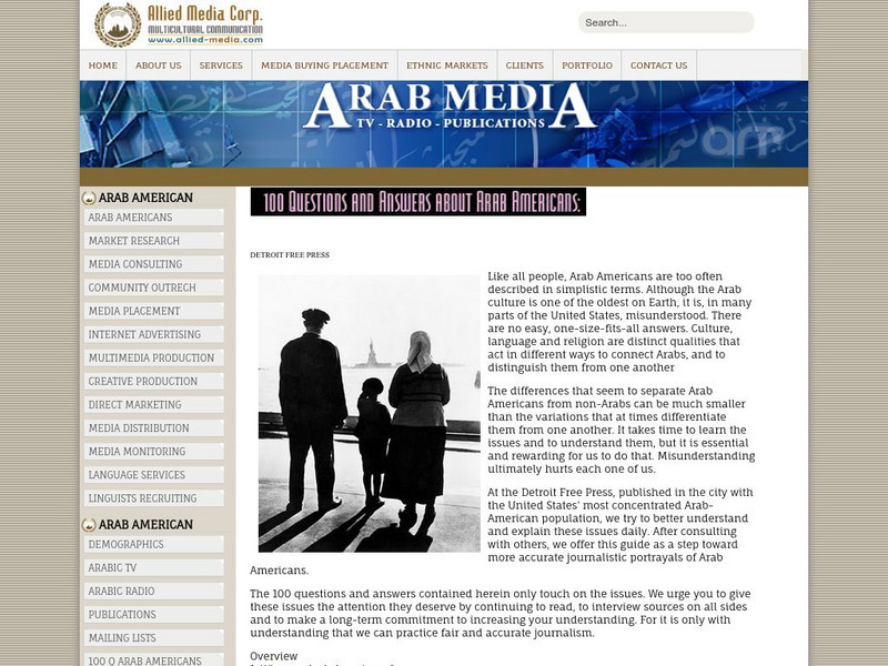 Arab Americans Handout Arab Americans Handout